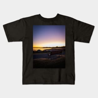 Alone with my thoughts, Sunset V1 Kids T-Shirt